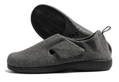 Zullaz Unisex Enclosed Orthotic Slipper- Grey - InterAktivWear