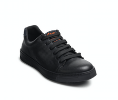 Dian Casual black lace up work sneaker