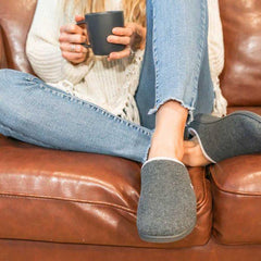 Zullaz Womens Orthotic Slipper- Grey - InterAktivWear