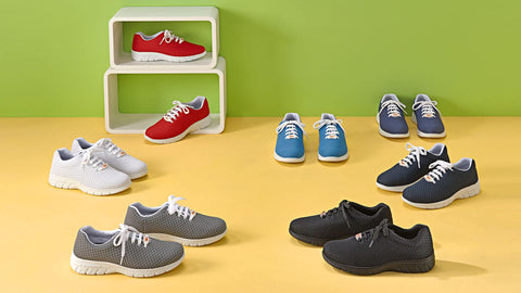 Calpe are a unique design, super light weight and comfortable mesh upper shoe that is ideal for nursing, doctors, waiters and waitresses or as a walking shoe.