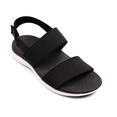 Zullaz ‘Stella’ – Black Orthotic Sandals