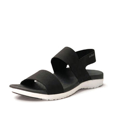 Zullaz ‘Ella’ – Black Orthotic Sandals