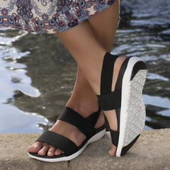 Zullaz ‘Ella’ – Black Orthotic Sandals