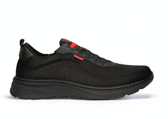 Dian Alicante Black Sneaker with elastic laces