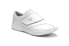 BO White Nursing Shoes with Velcro Fastener