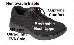 CALPE Nursing Sneaker- Black-Dian-InterAktivWearCALPE Nursing Sneaker- Black-Dian-InterAktivWearNursing Sneaker Calpe Black by Dian, walking sneaker, comfortable black walking shoes, interaktiv wear,work shoes.