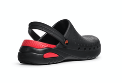 'EVA SOFT' Unisex Black Clogs with removable insole - InterAktivWear
