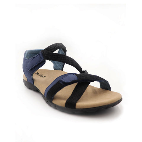 Zullaz Fiona Navy Orthotic Sandal
