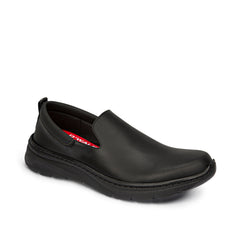 Dian Marsella Plus slip on black work shoes with shock absorbing sole