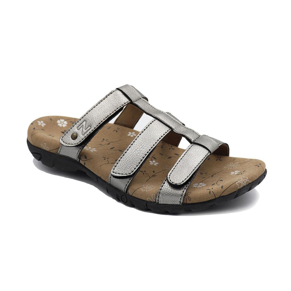 Zullaz Susan Pewter Orthotic Sandals – InterAktivWear