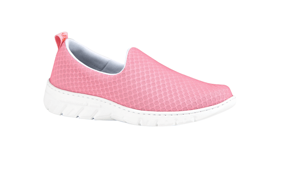 Valencia Plus Pink Slip On Work Shoes InterAktiv Wear InterAktivWear