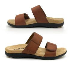 Zullaz ‘Spring’ – Espresso Orthotic Sandals - InterAktivWear