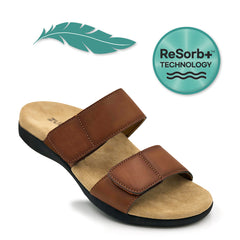 Footlogics Zullaz Spring sandal in Tan now available at InterAktiv Wear