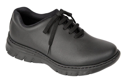ALTEA Black Unisex Lace up Work Shoe